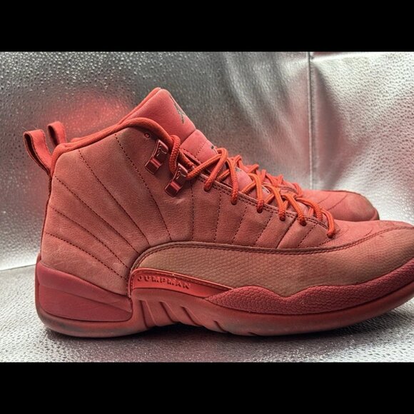 Size 9.5 - Nike Air Jordan 12‎ Retro Gym Red 130690-601 Mens Sneakers Shoes - Picture 7 of 15